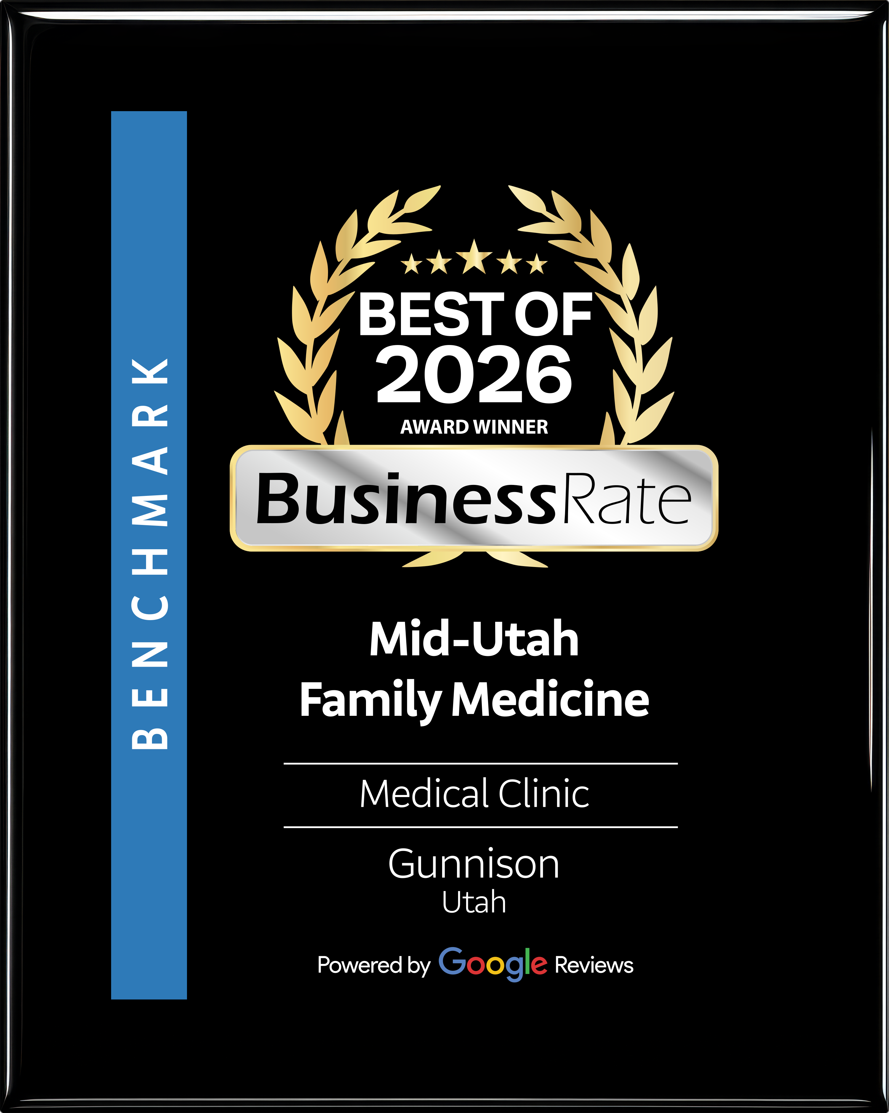 mid utah family medicine plaque 3